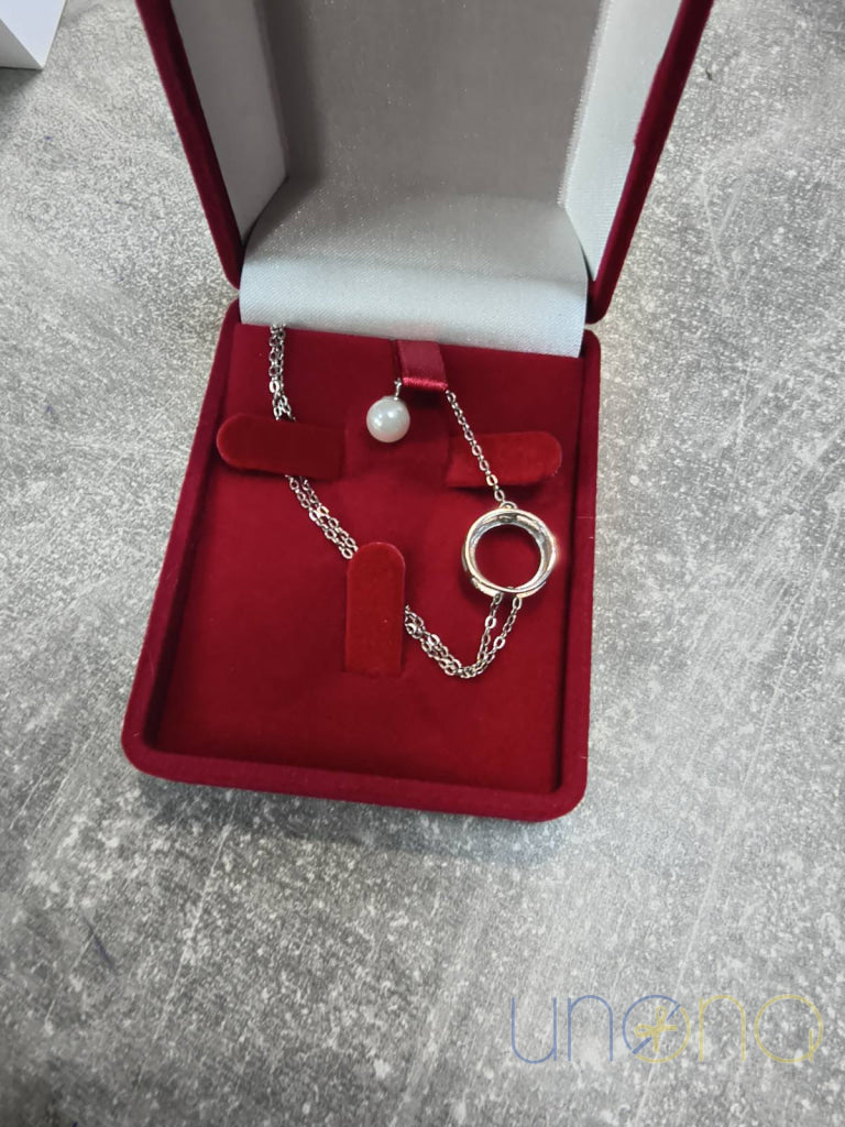 Silver Pearl Necklace – Timeless Beauty for Every Occasion Earrings