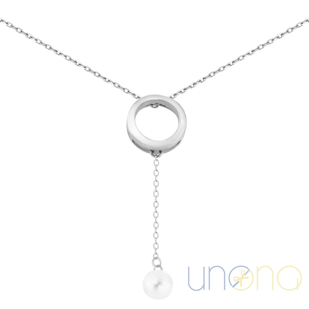 Silver Pearl Necklace – Timeless Beauty for Every Occasion Earrings