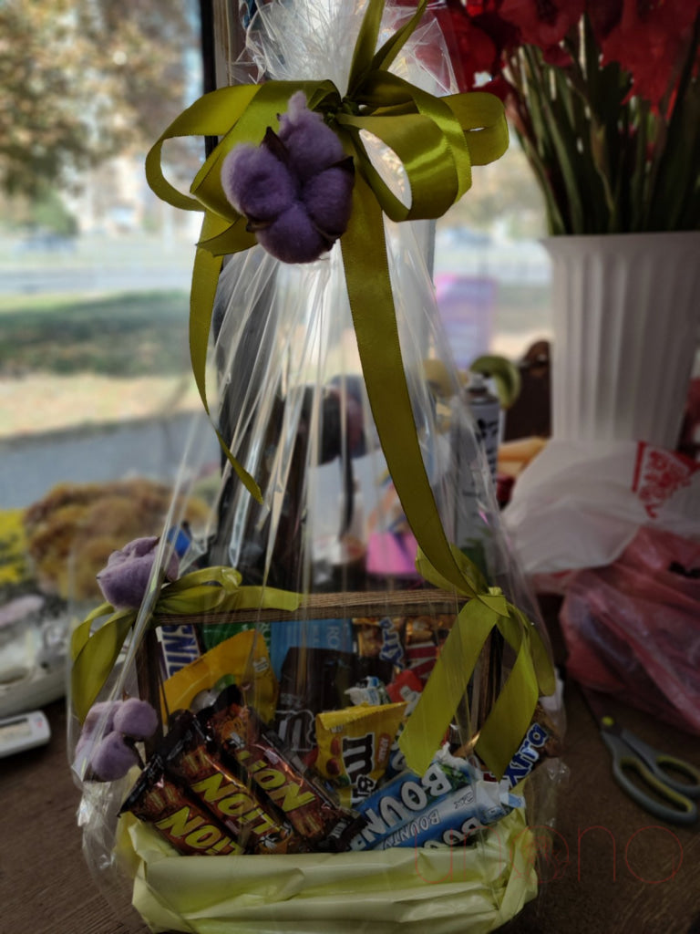 Snacks And Chocolates Gift Basket By Occasion
