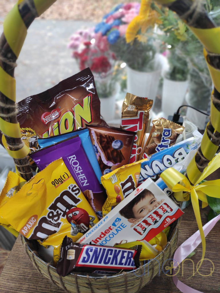 Snacks And Chocolates Gift Basket By Occasion