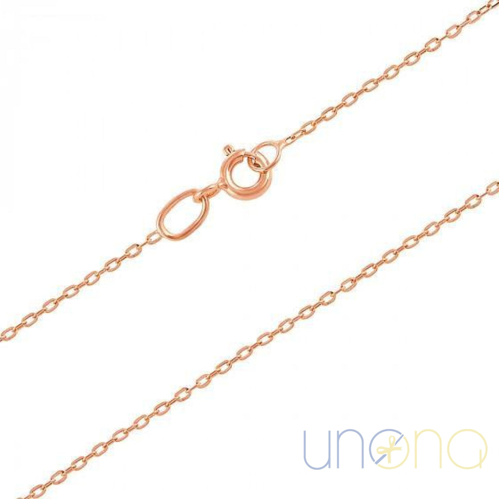 Square Anchor Golden Chain | Ukraine Gift Delivery.