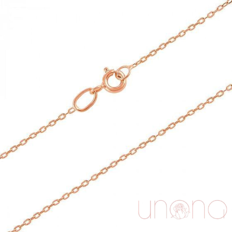 Square Anchor Golden Chain | Ukraine Gift Delivery.