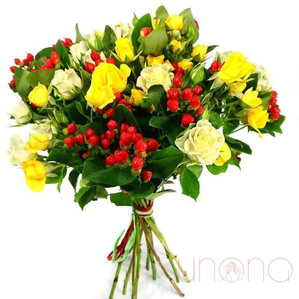 Sunny Sentiments Bouquet | Ukraine Gift Delivery.