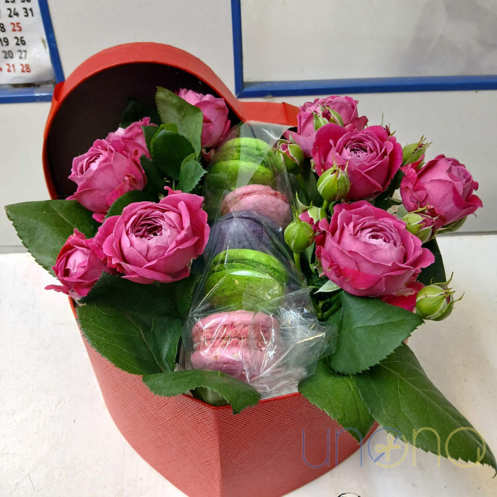 Sweet Compliment Gift Box Flowers