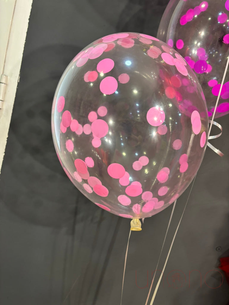 Transparent Balloon with Glitter By Occasion