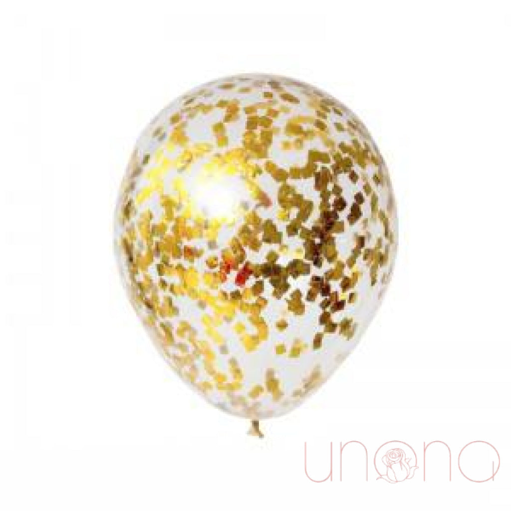 Transparent Balloon with Glitter | Ukraine Gift Delivery.