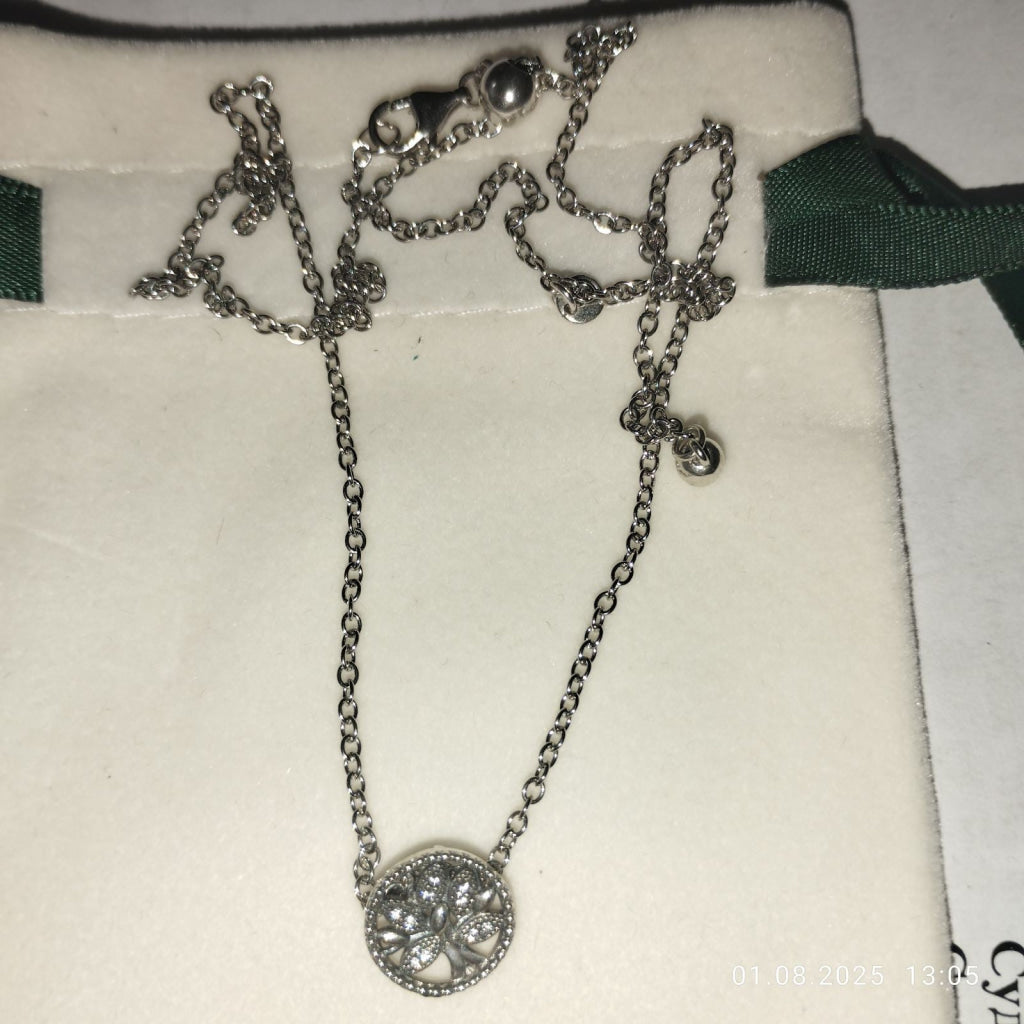 Tree of Life Silver Necklace silver chain