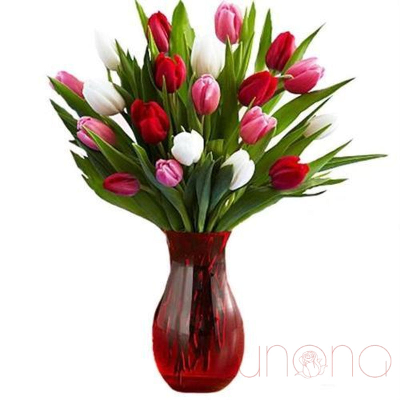 True Love Tulips Bouquet | Ukraine Gift Delivery.