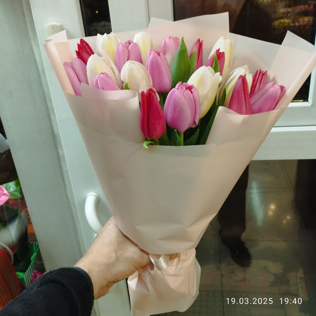 True Love Tulips Bouquet Flowers