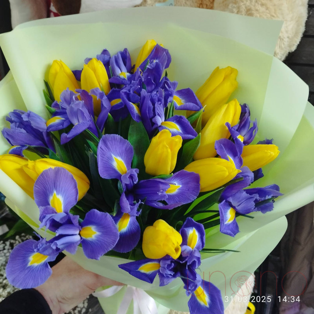 Ukrainian Spring Bouquet Irises
