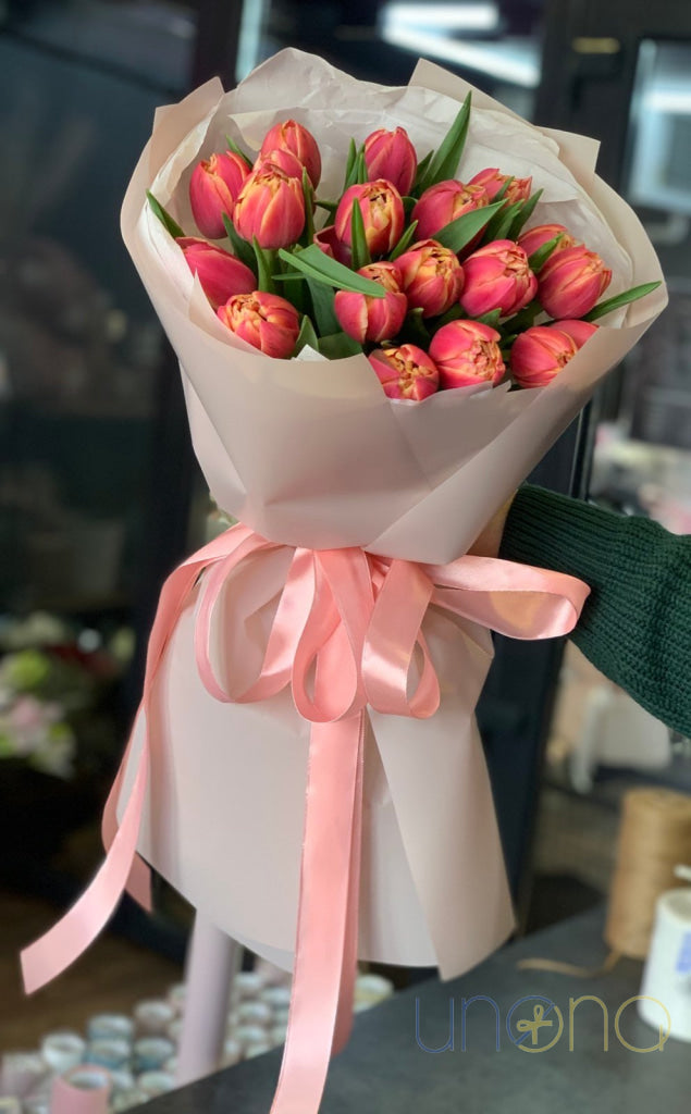 Vivid Tulips Bouquet Flowers