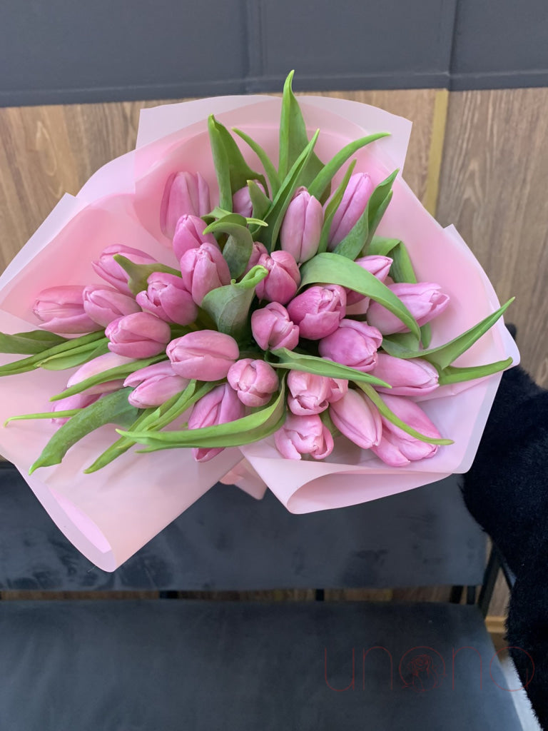Vivid Tulips Bouquet Flowers