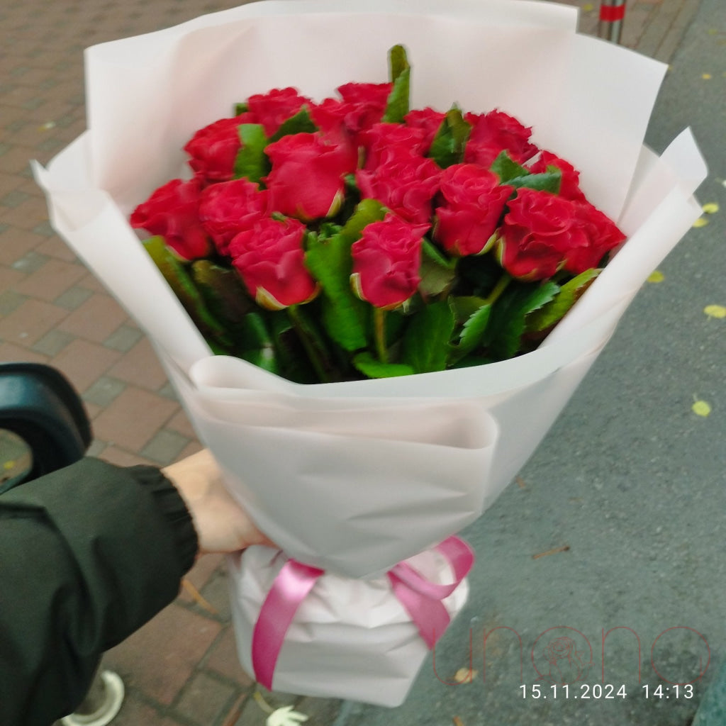 Vulcanic Passion Bouquet Roses