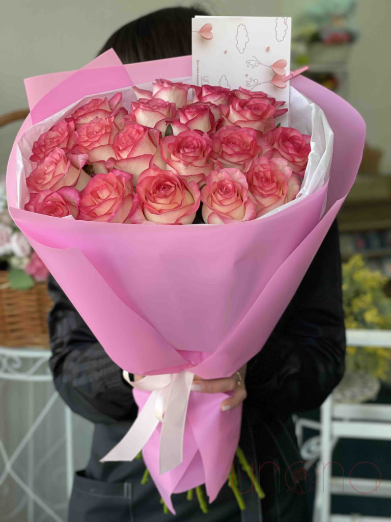 Vulcanic Passion bouquet roses