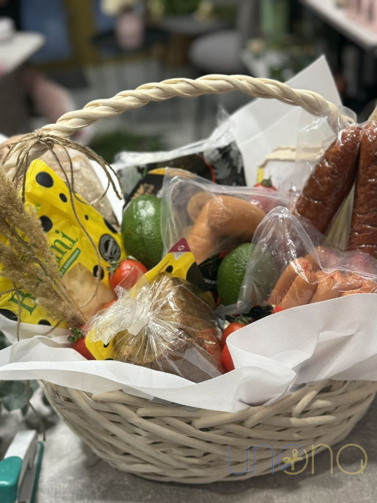 Warmhearted Wishes Food Basket By City