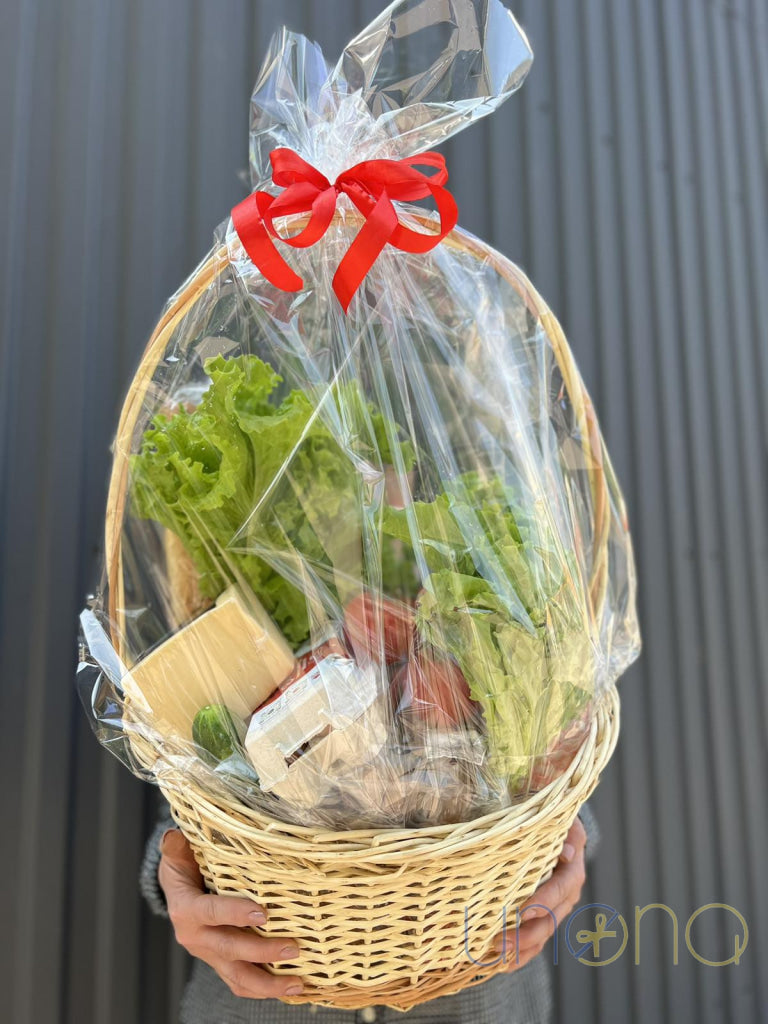 Warmhearted Wishes Food Basket By City