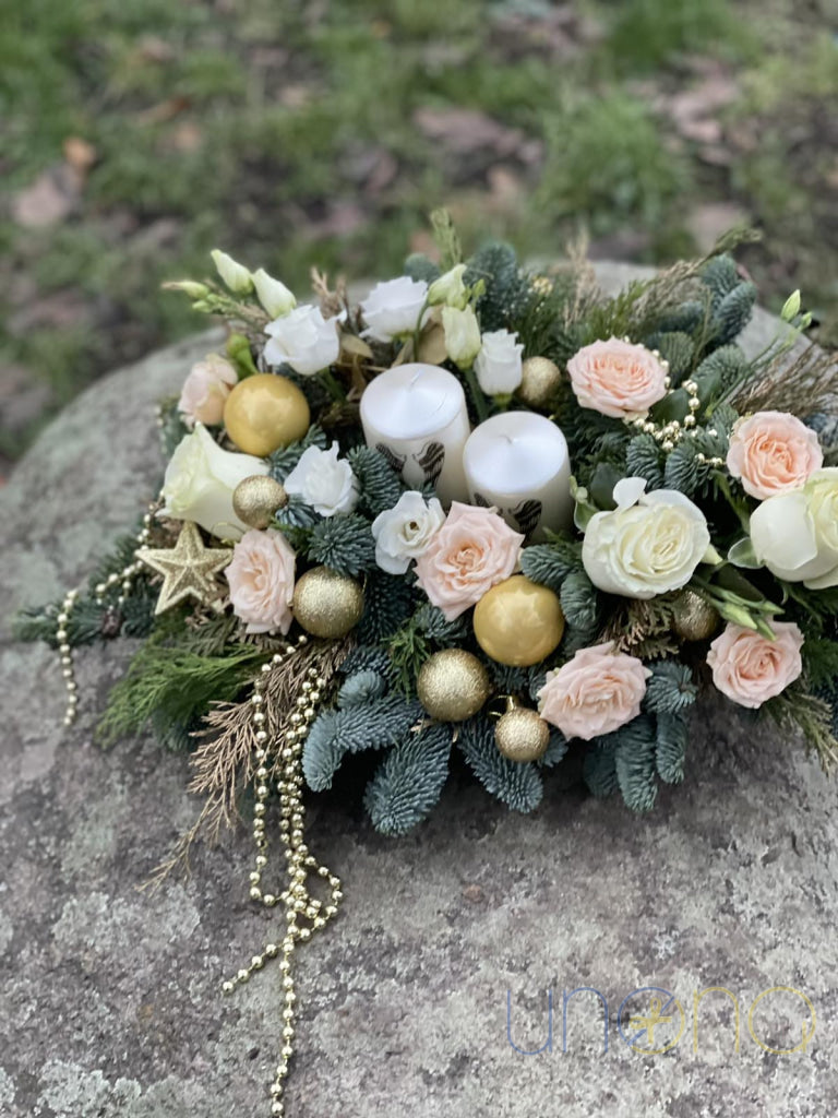 White Christmas Centerpiece By Price