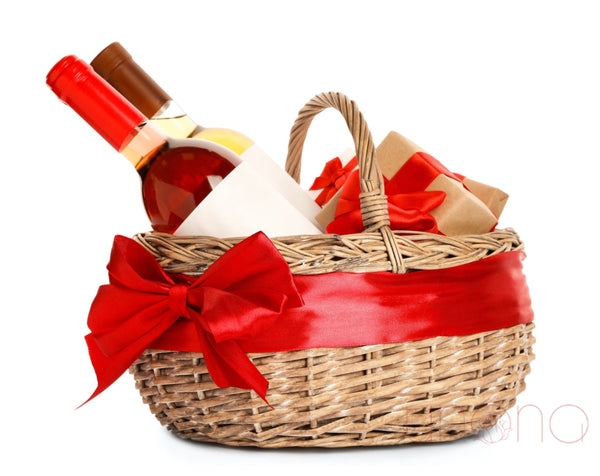 Wine And Chocolates Gift Basket By Holidays
