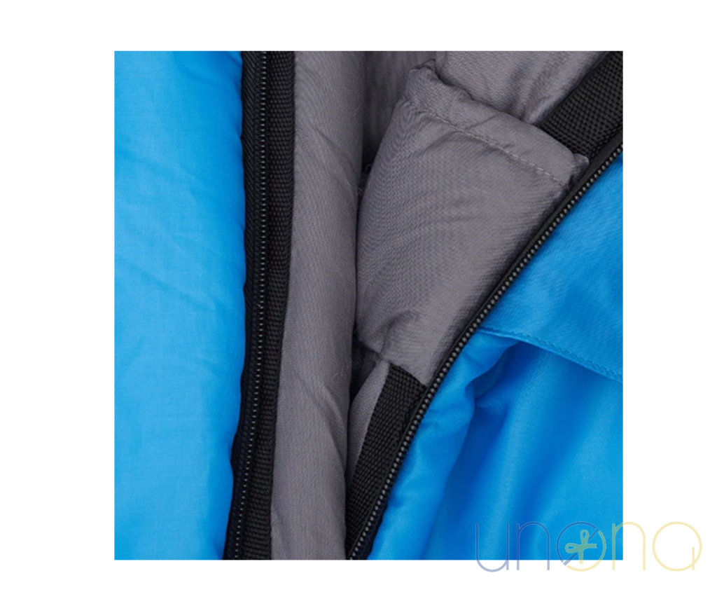 Warm sleeping bag for unheated apartment during winter blackout in Ukraine