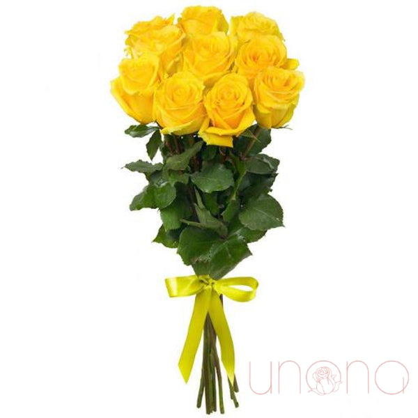 Yellow Roses Bouquet | Ukraine Gift Delivery.