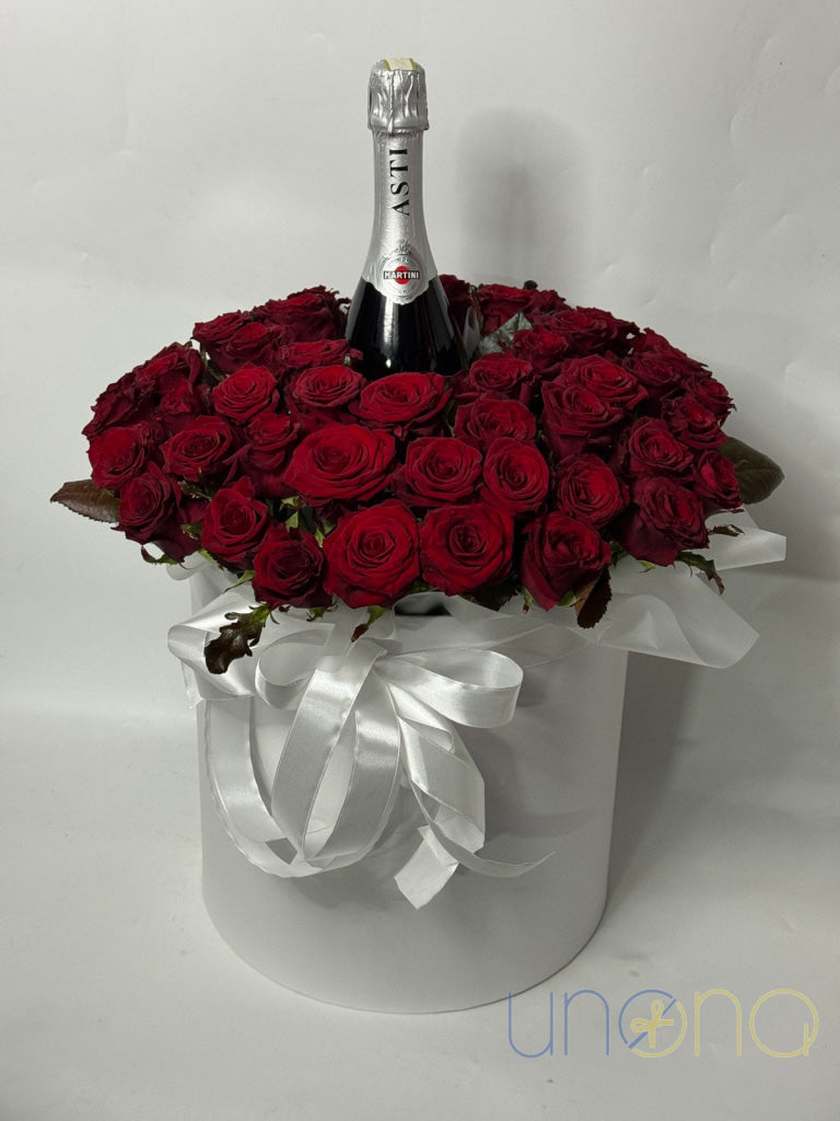 You Stole My Heart Gift Box red Flower box